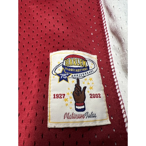Harlem Globetrotters Jersey Curly 22 Platinum FUBU Men's XXL Vintage 75th - Picture 3 of 10